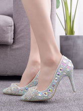 Chaussures à Talons Aiguilles Papillon Strass Élégance